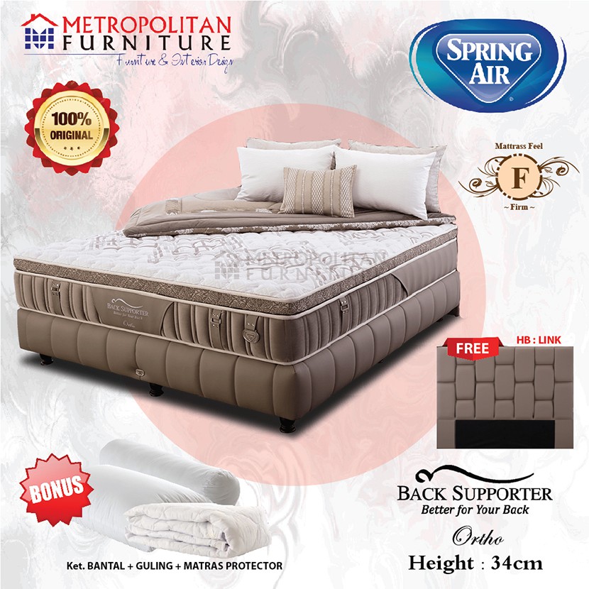 Kasur Springbed Spring Air Ortho FULL SET Spring bed matras