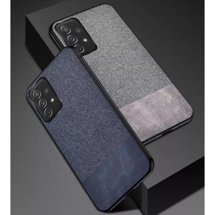 Casing Samsung Galaxy A52s A 52S 5G Soft Case Kain Mewah Lembut Denim  Pelindung