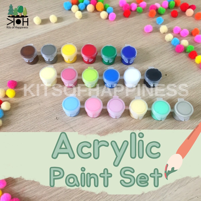 

Produk Terbaru Set 5 Ml Acrylic Paint Cat Lukis Anak Akrilik Warna Pastel Hampers