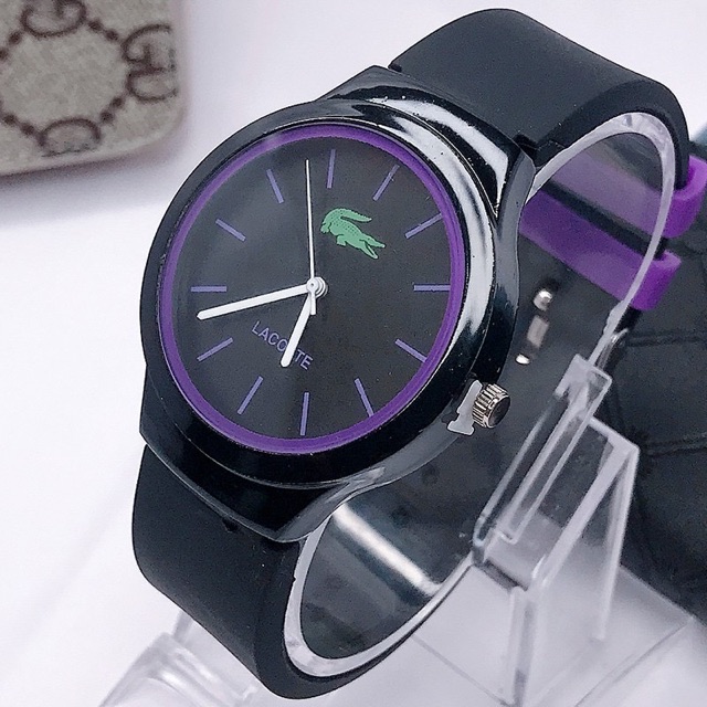 JAM TANGAN  ANALOG STRAP SILIKON WARNA JAM TANGAN MURAH CEWEK UNTUK WANITA JAM TANGAN COUPLE W47