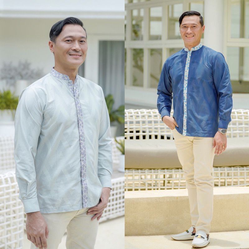 Barri Shirt Koko Benang Jarum Sense Of Serenity Series Raya Collection 2022 BS Buttonscarves