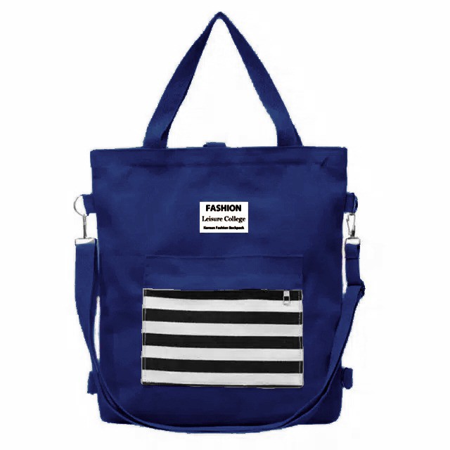 RR CHIO - Tote Bag Wanita Resleting (Bisa Ransel Bisa Selempang)-2
