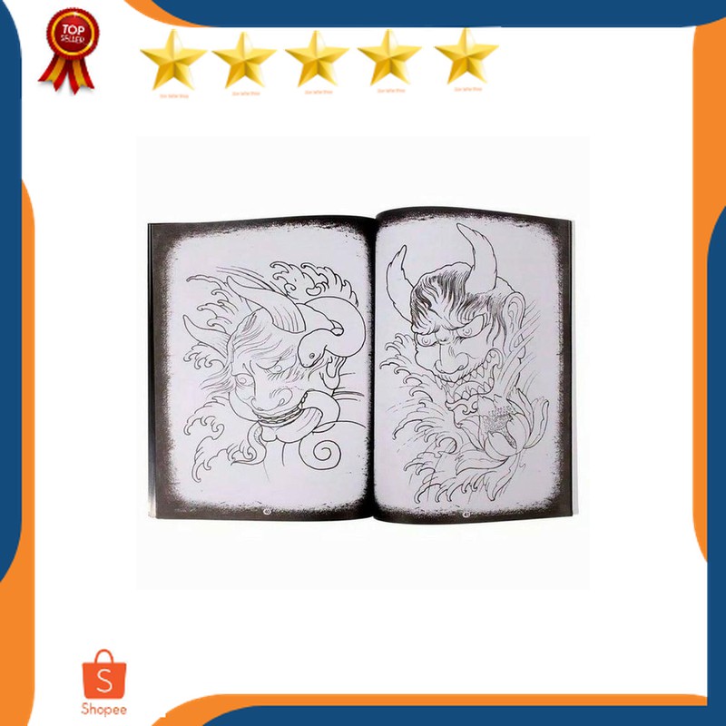 

Lagi PROMO buku tato gambar sketsa design tattoo book art chinese old traditional style