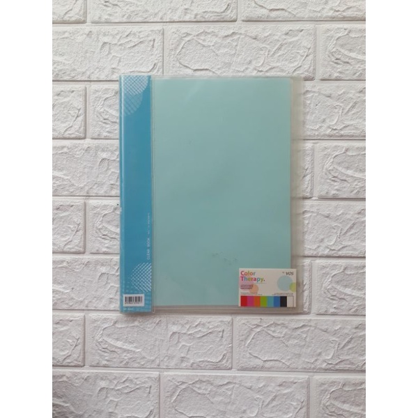 

VOS CBT-10 A4 Color Therapy Clear Book File Holder Ukuran A4 10 Pocket