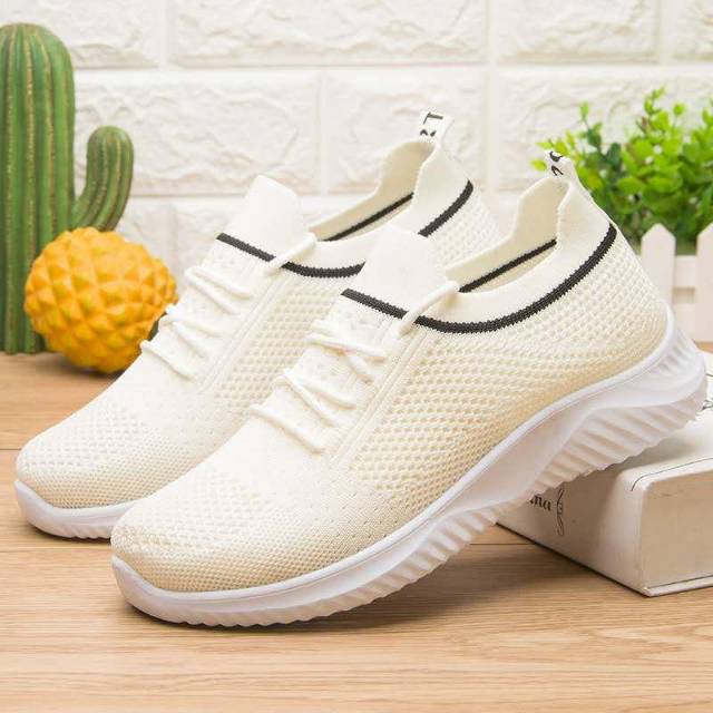 [GROSIR][COD] SEVEN_DAY SEPATU SLIP ON RAJUT SNEAKERS WANITA FZ-F51