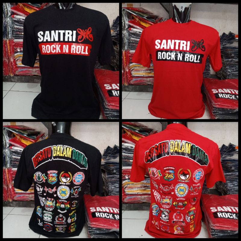 kaos Slank santri ROCK N ROLL,kaos SLANK pendek,kaos slank distro