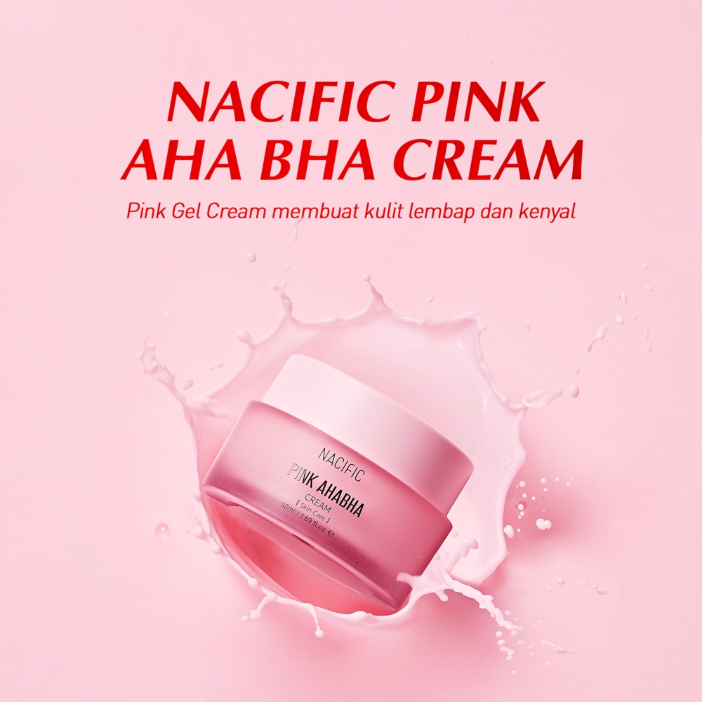 Nacific Pink AHA BHA Skin Care 3 SET (Serum 50 ml + Toner 150 ml + Cream 50ml)