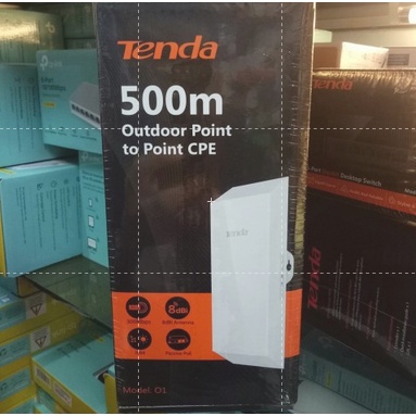 Tenda O1 500m Outdoor Wifi Extender CPE Wireless Tenda 01 Original