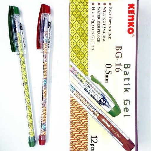 

Terlaris Pulpen Batik Gel Kenko Sale!!!