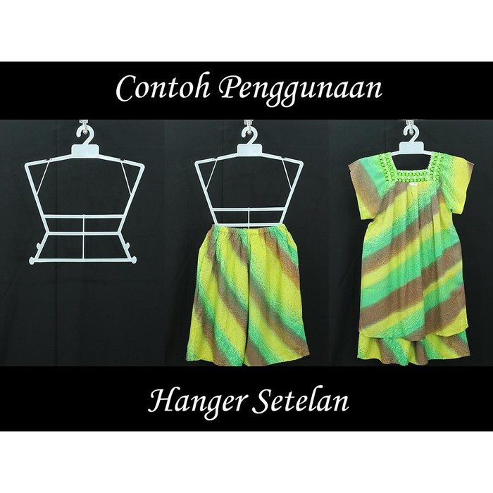 Hanger Setelan Anak | Gantungan Baju Anak |Hanger Layang 12pcs(1lusin)