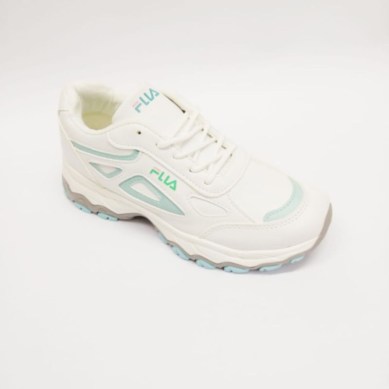 SEPATU SNEAKERS WANITA TERBARU-Blue flla