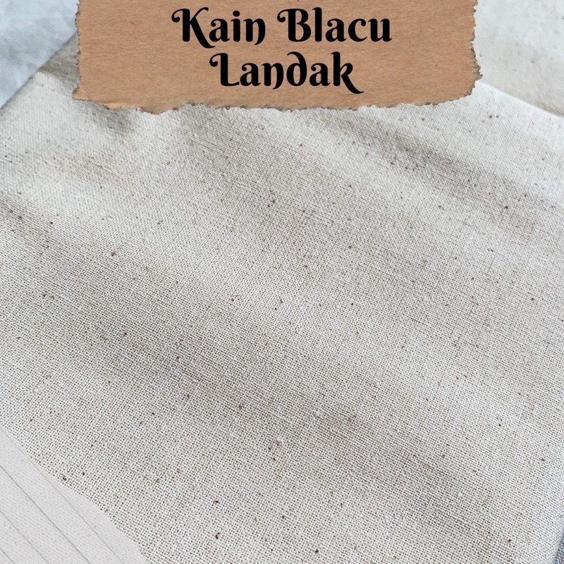 Kain Blacu Landak Natural Tebal