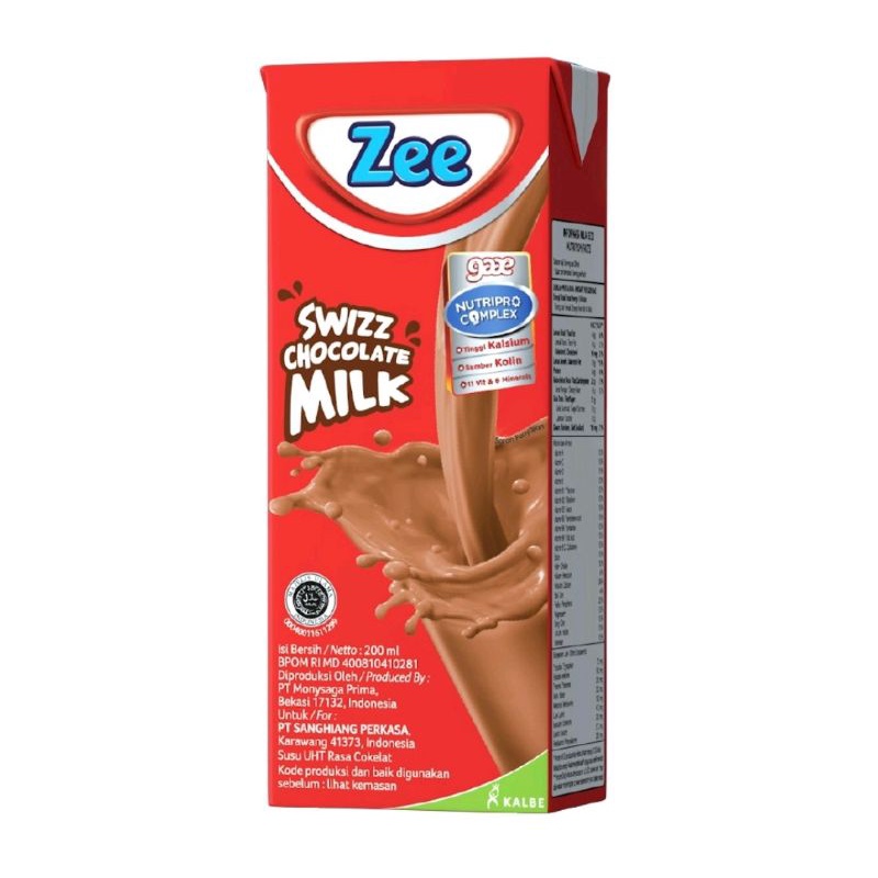 

Zee UHT Swizz Chocolate Milk dan Zee UHT Strawberry Milk 200ml