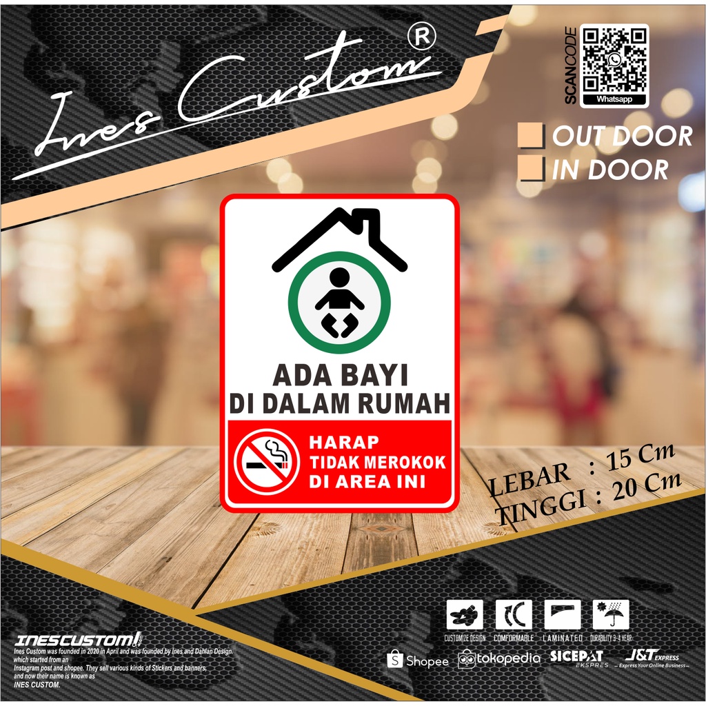 

STIKER HARAP TIDAK MEROKOK