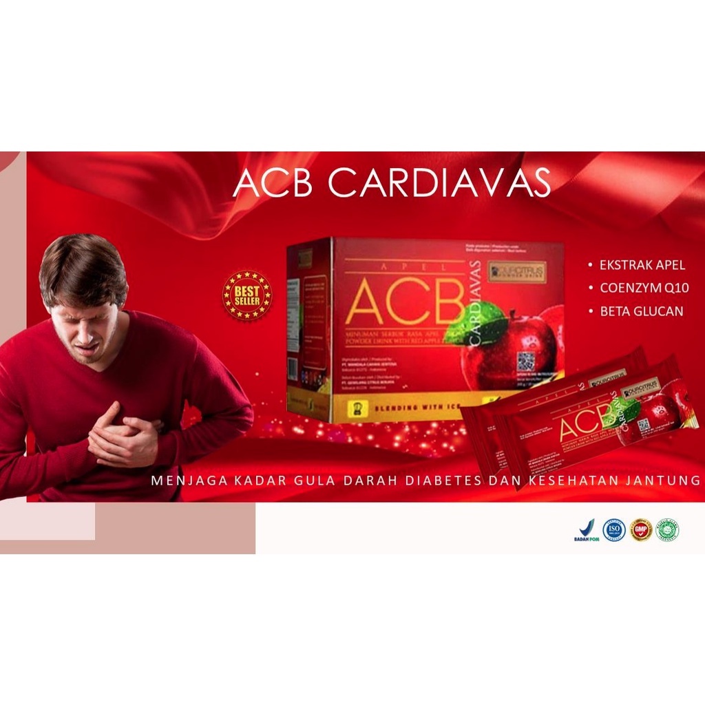 Jual Minuman Kesehatan ACB Cardiavas Membantu Menjaga Kesehatan Jantung