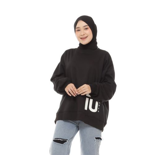 Sweater Oversize Wanita Korean Black