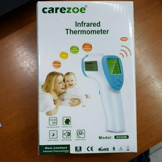 Thermometer Digital Infrared Suara Lampu led Warna/Termo anak bayi/Alat ukur suhu badan