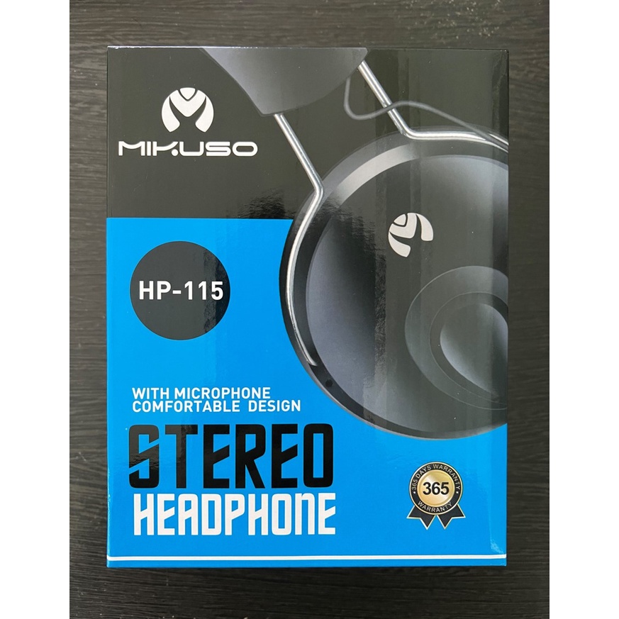 Headset Mikuso HP-115 Headphone Microphone