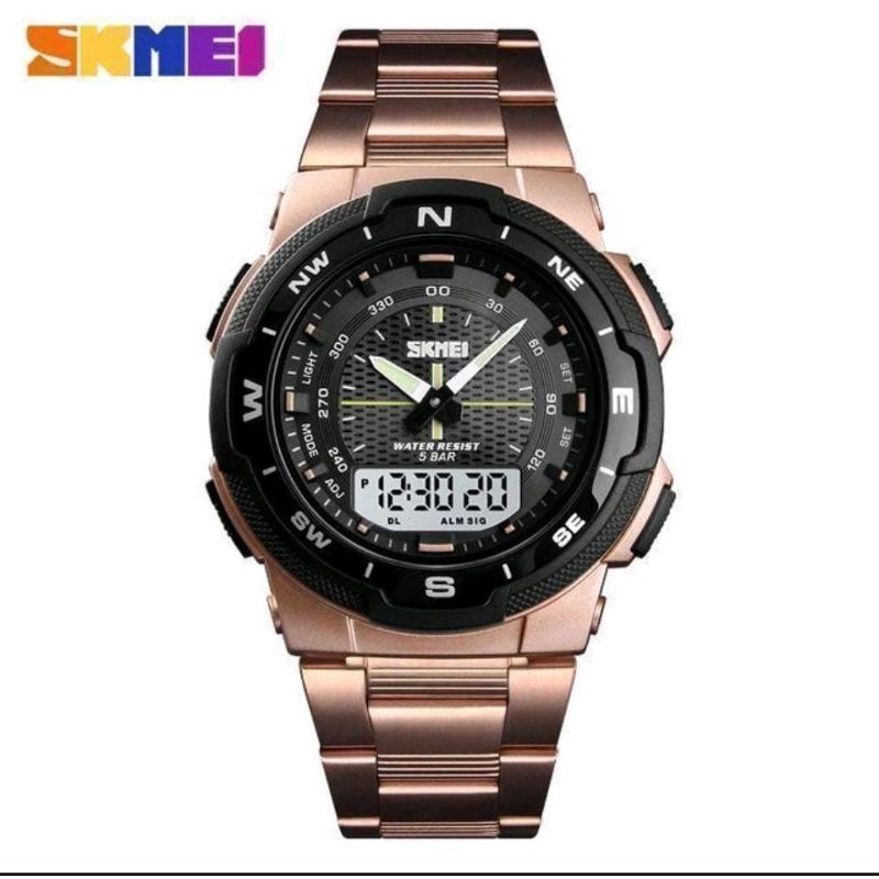 SKMEI 1370 Jam Tangan Pria Analog Digital Anti Air Dualtime