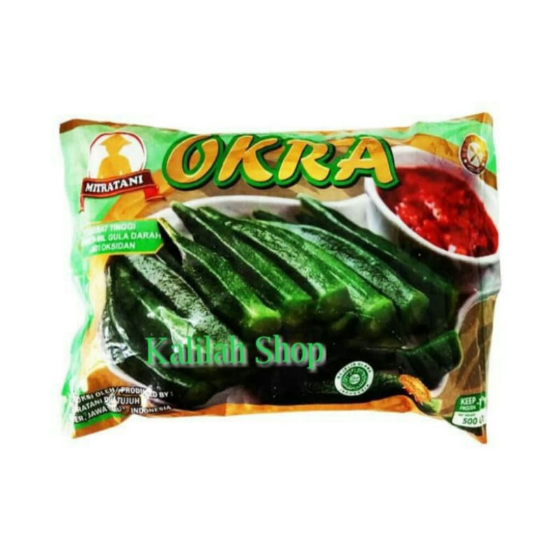 

Okra frozen sayur beku