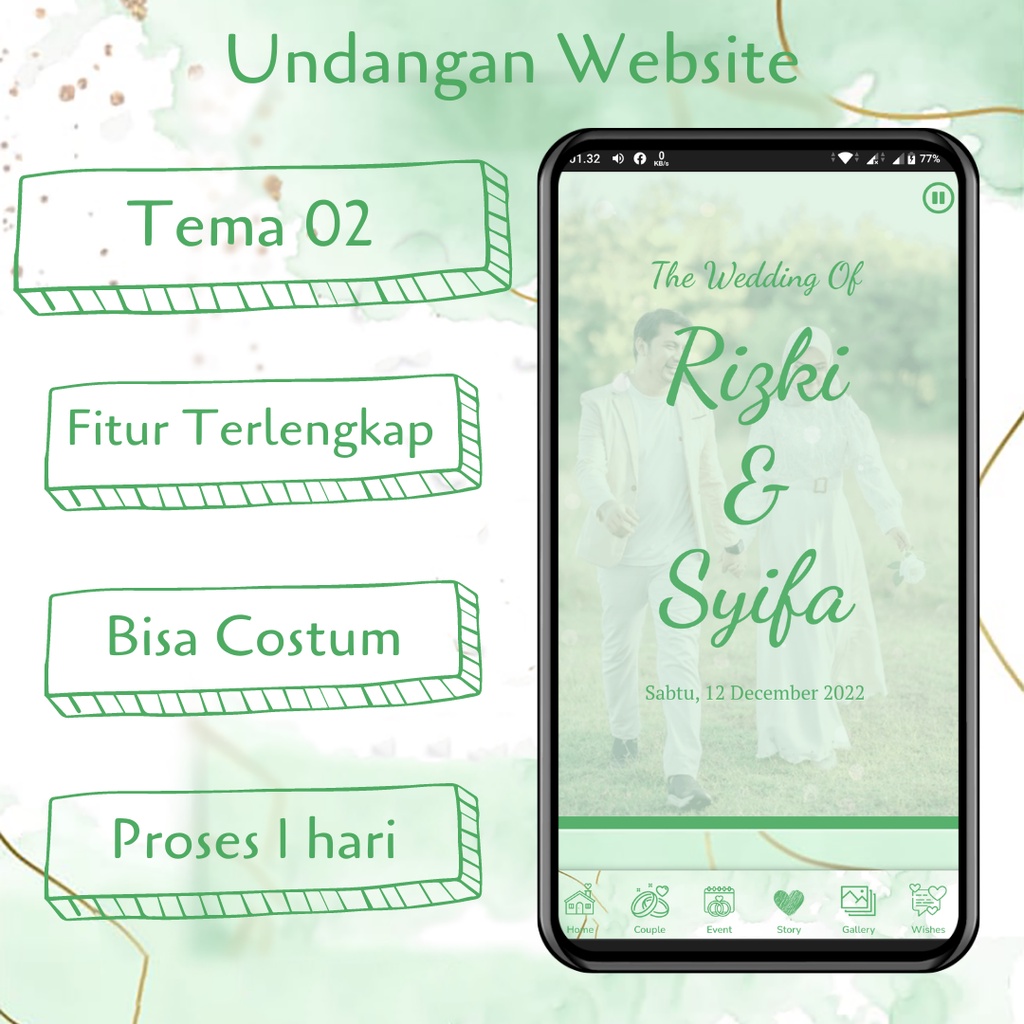 Undangan Digital Website Pernikahan Undangan Digital Web Undangan Pernikahan Online