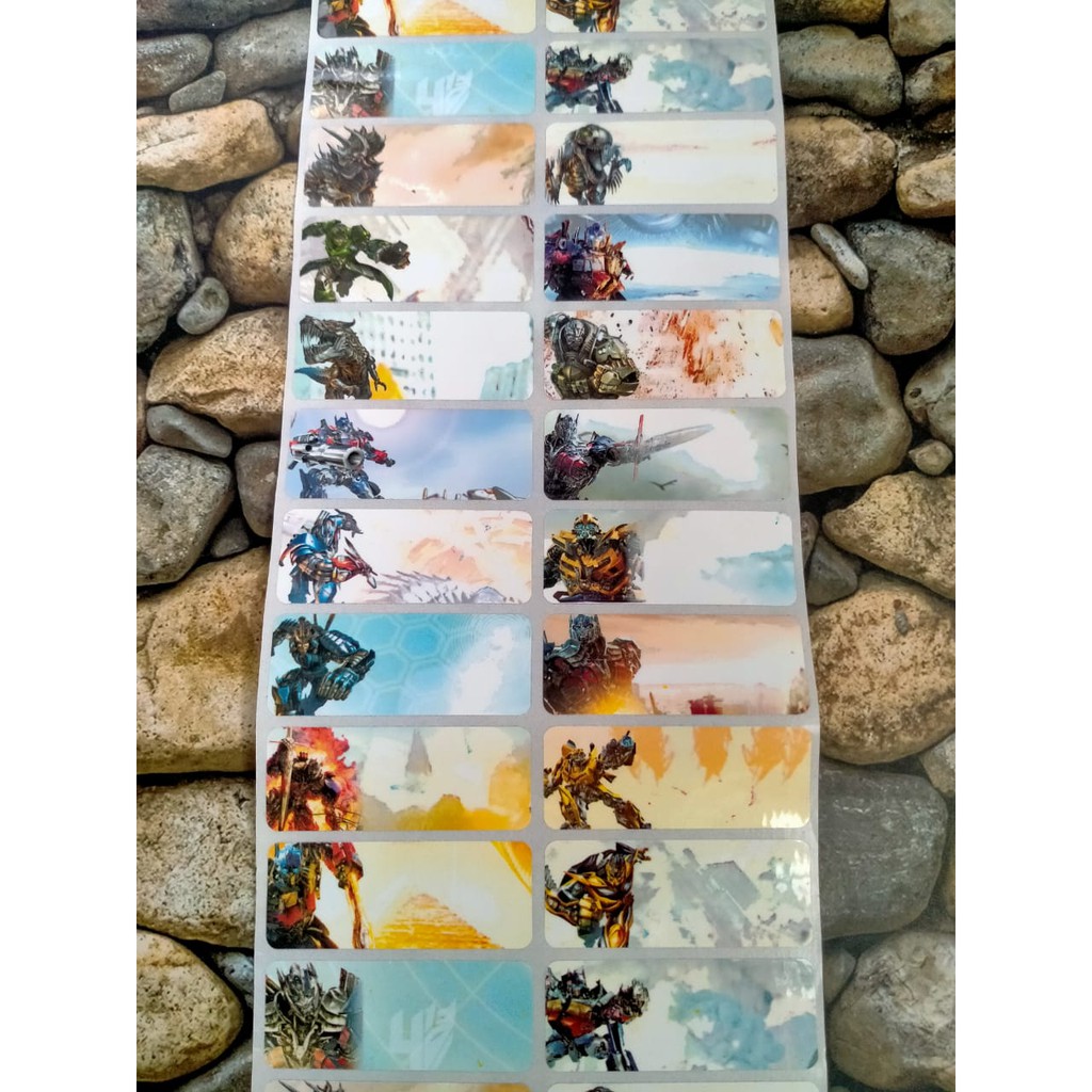 

STIKER LABEL NAMA WATERPROOF TRANSFORMER