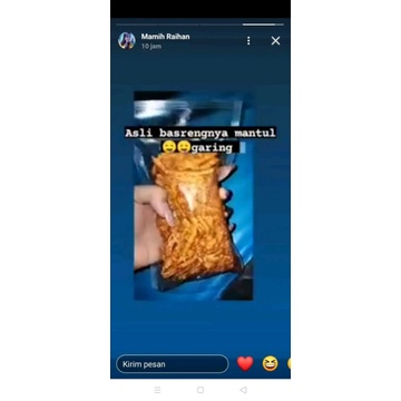 

BASRENG PEDES ASIN ( TANPA DAUN JERUK)