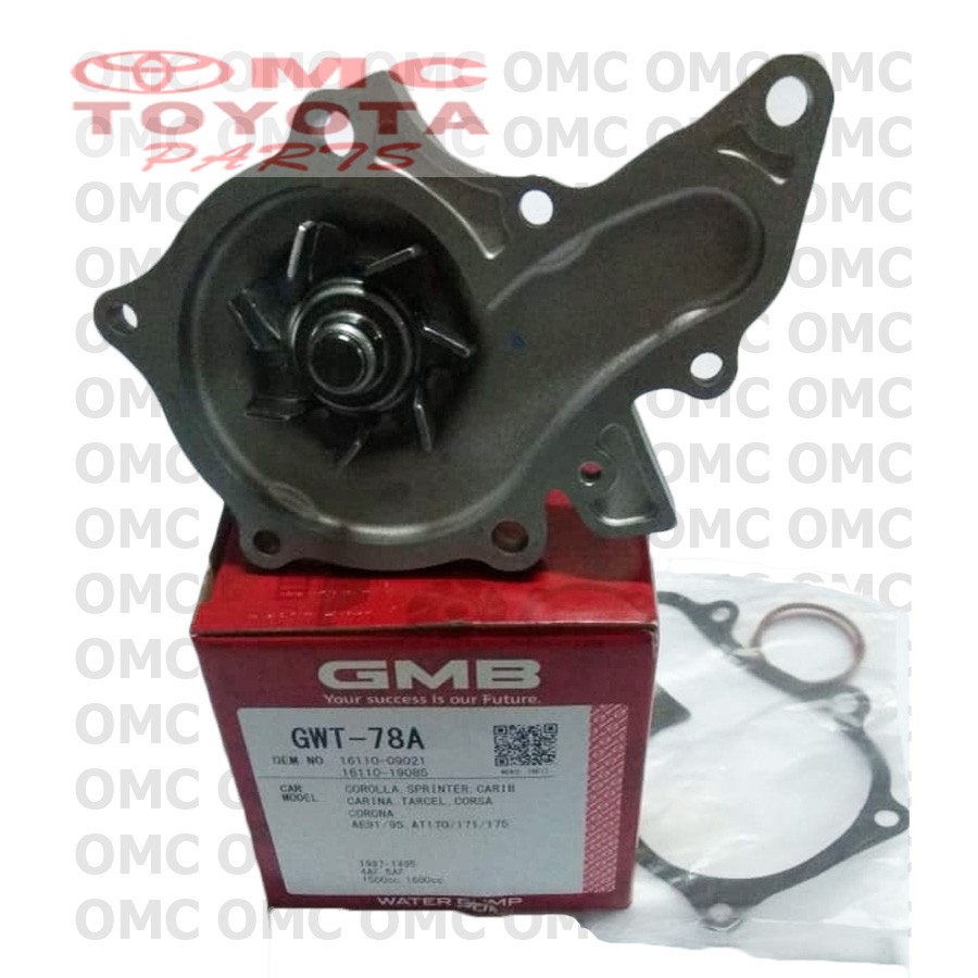 Water Pump/ Pompa Air Corolla Great,All New,Twincam,Corolla GWT-78A