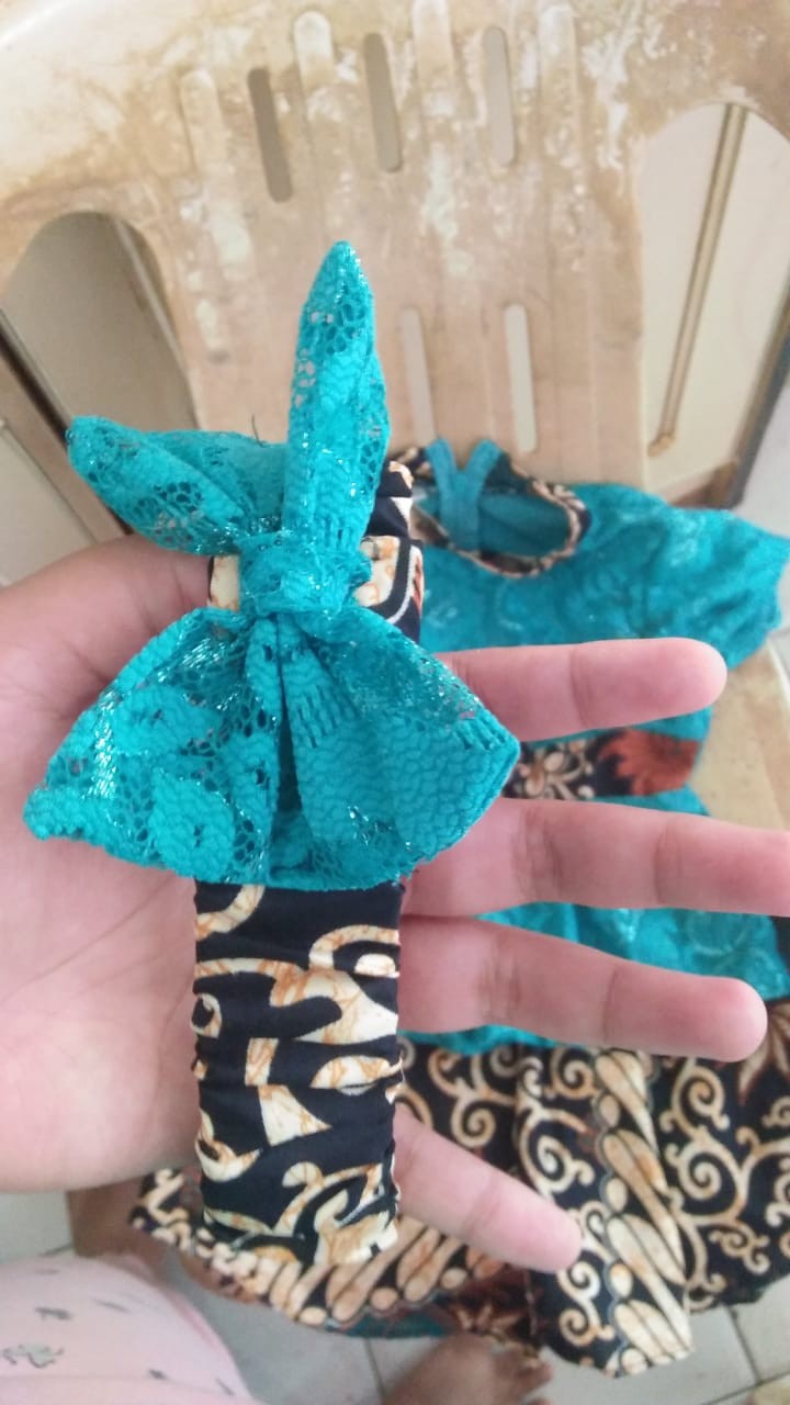 Lmi Peplum Ayu / Setelan Kebaya Batik Anak Usia  3 Tahun 