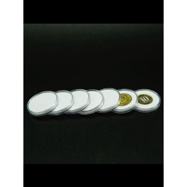 kapsul koin busa 46 mm bijian/eceran