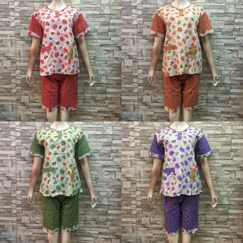 Babydoll Katun Sielie 3 4 Baju Tidur Piama Cod Shopee Indonesia