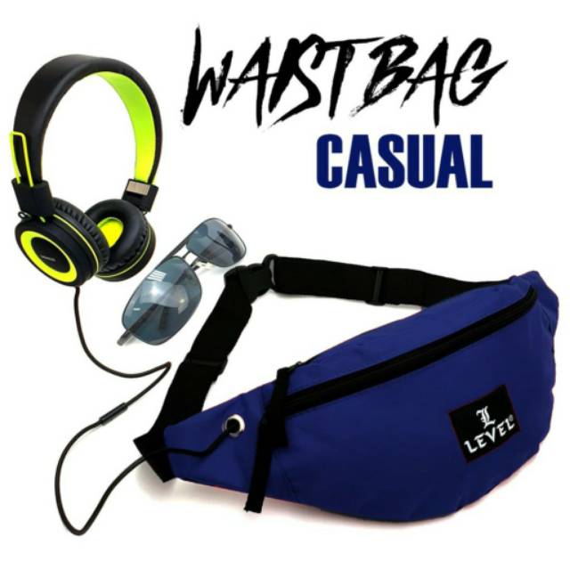 waistbag casual level multiguna