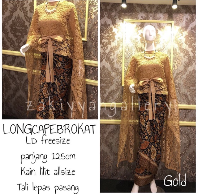 LONGCAPE BROKAT / KEBAYA MODERN / BAJU KONDANGAN