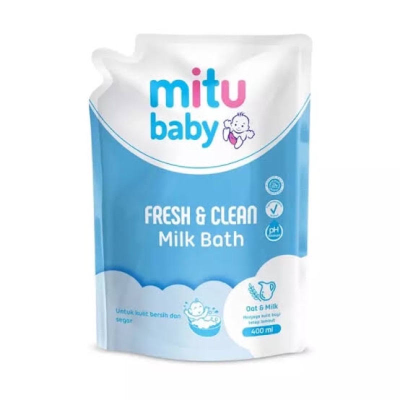 MITU BABY MILK BATH 400ML REFILL