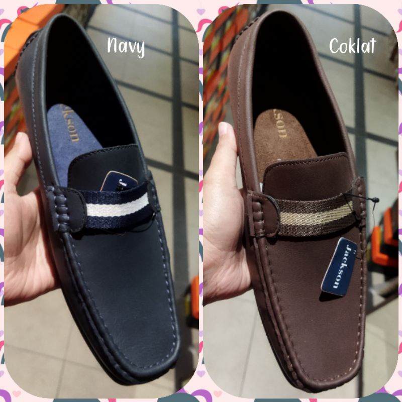 Sepatu moccasin pria by Jackson original
