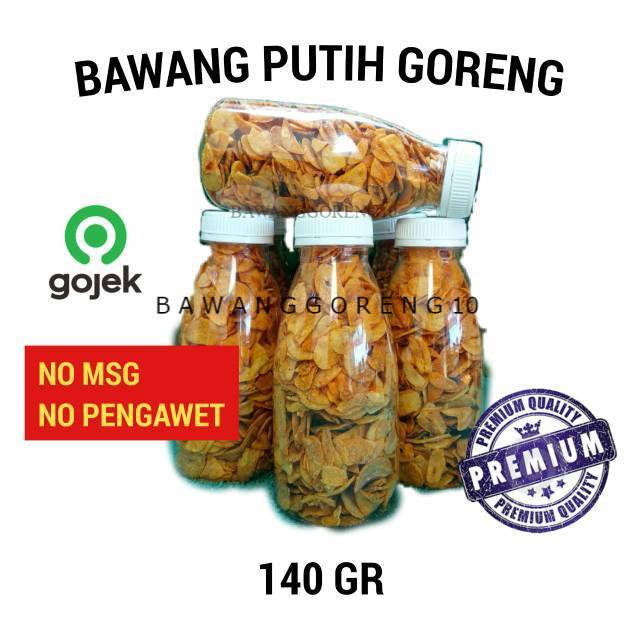 

Bawang Goreng Asli 140gr dan MSG / Bawang Putih Goreng