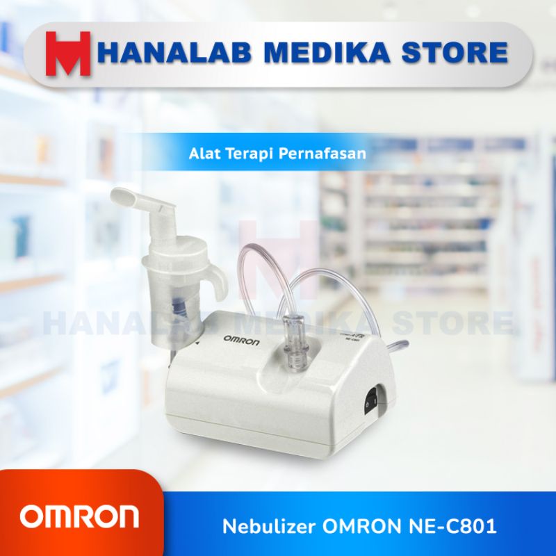 OMRON NEBULIZER NE-C801 / ALAT UAP DEWASA, ANAK DAN BAYI