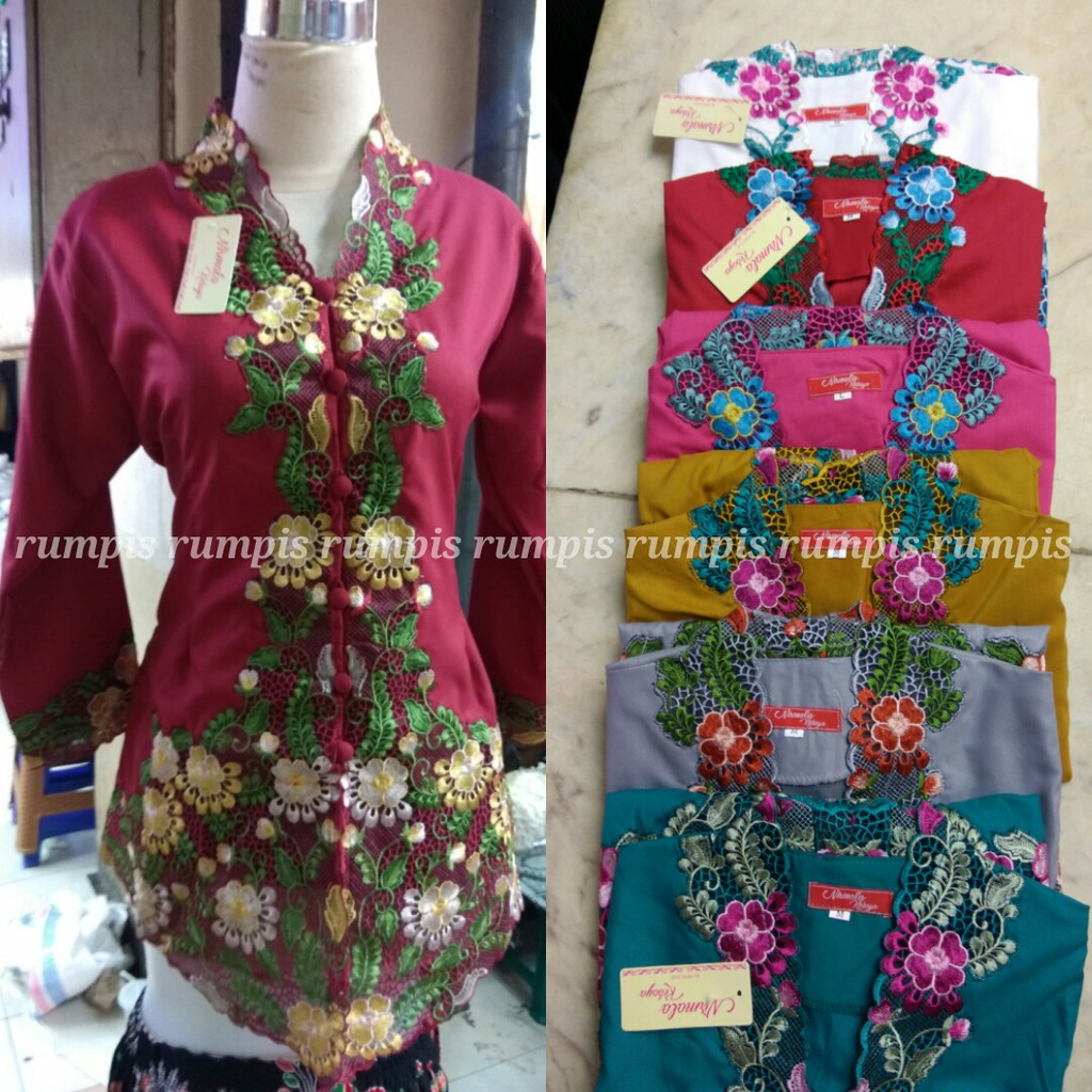 KEBAYA ENCIM BORDIR MELATI