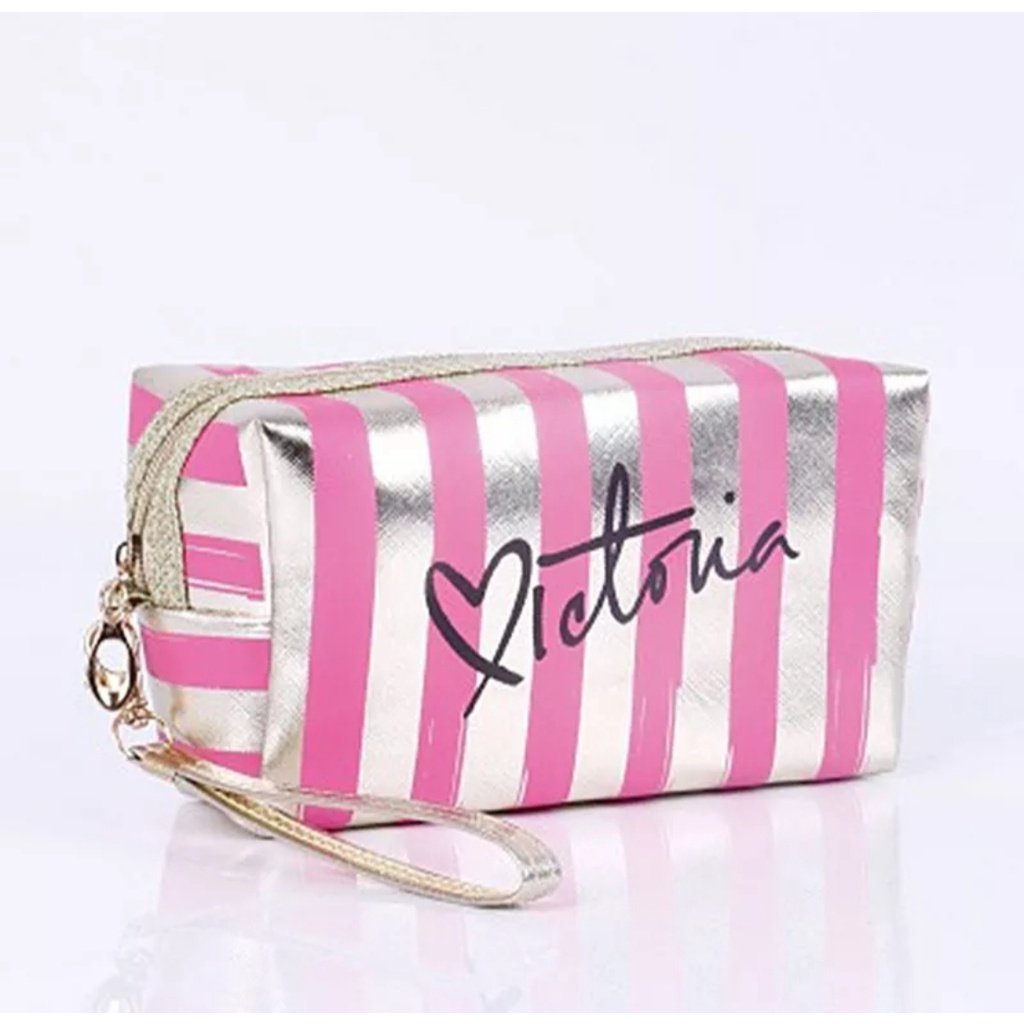 Pouch Kosmetik/ Makeup Anti Air Waterproof Motif Stylish High End Cantik