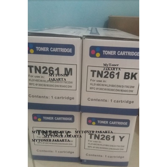 TONER CARTRIDGE TONER TN 261 TN-261 TN261 PRINTER HL-3150CDN HL3150cdn HL3170 HL-3170 HL-3170CDW MFC