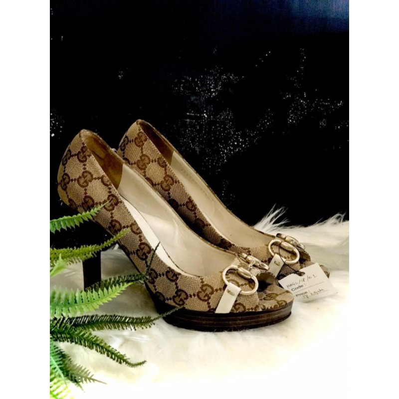 high heels GUCCI ORI ( asli sepatu merk GUCCI)