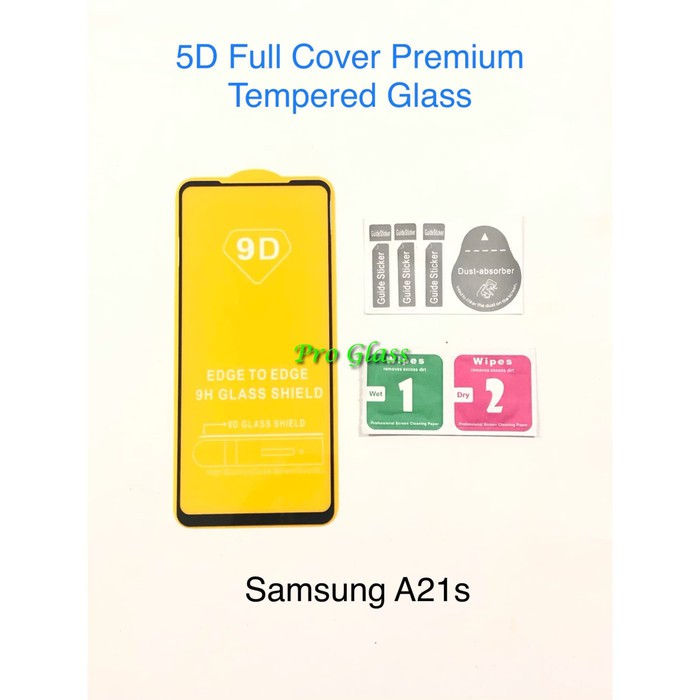 Samsung A21s 5D 9D Full Cover Magic Glass Premium Tempered Glass