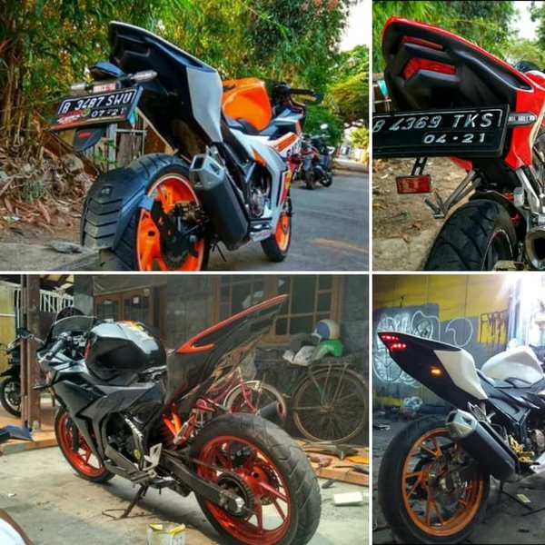 body cbr 150 body cbr facelift body belakang