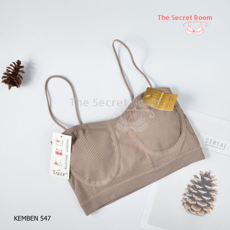 TALLY BRA BH KEMBEN BRALETTE 547 | FREE SIZE | BAHAN RAJUT | CUP B