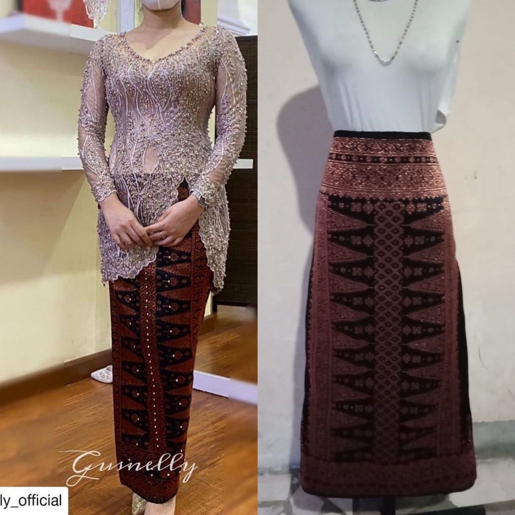 [Promo] Songket Palembang Asli | Warna Hitam Kristal Tembaga | Ekslusif