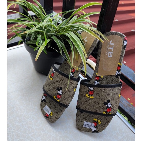 SANDAL TEPLEK WANITA F105 MICKEY