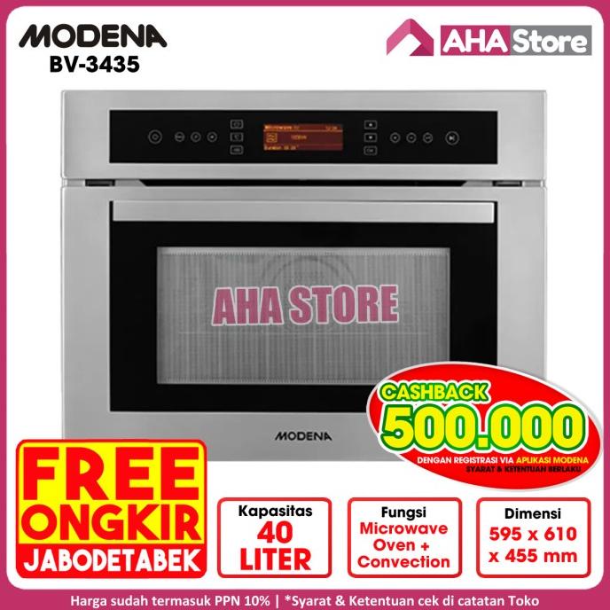Modena Built in Microwave Tanam 40 Liter BV-3435 BV3435 (FREE ONGKIR)