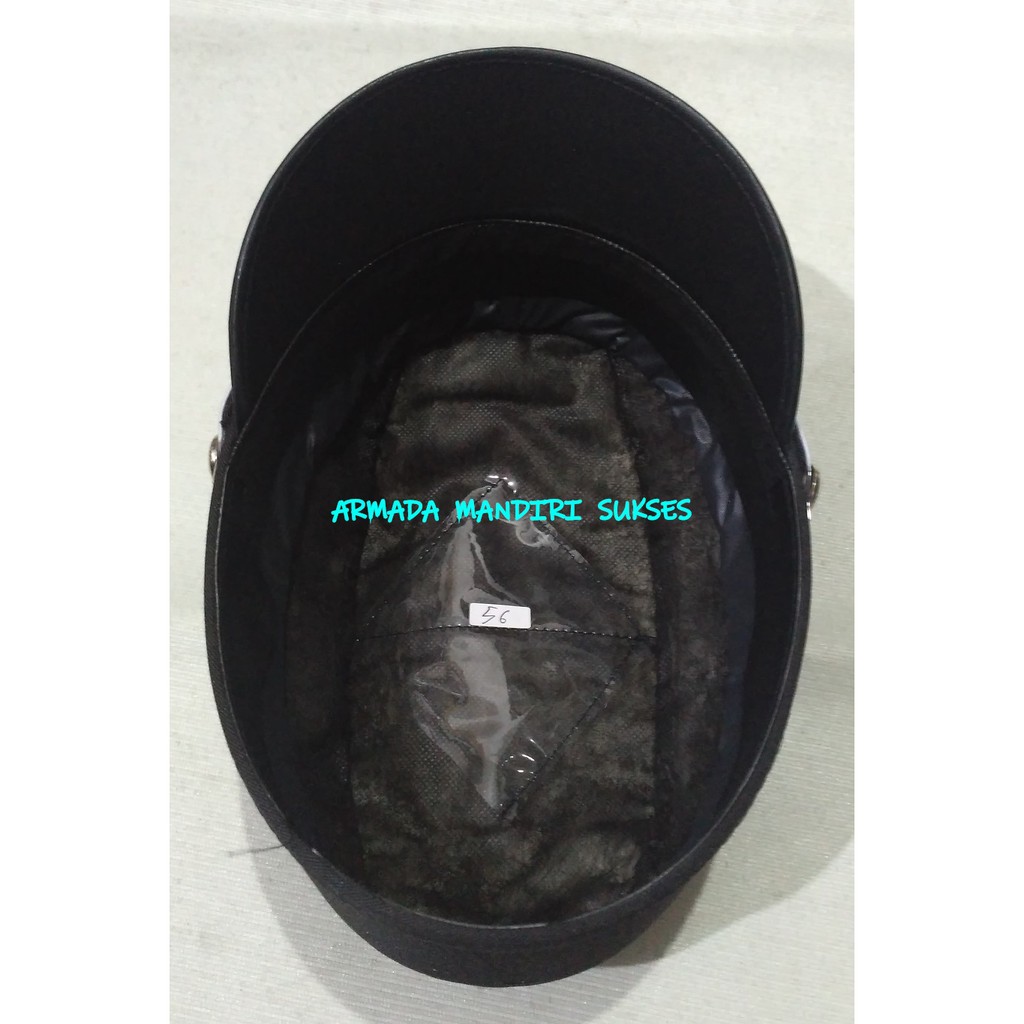 Topi Pet Satpam Wanita Coklat - Topi Pet Secwan Coklat