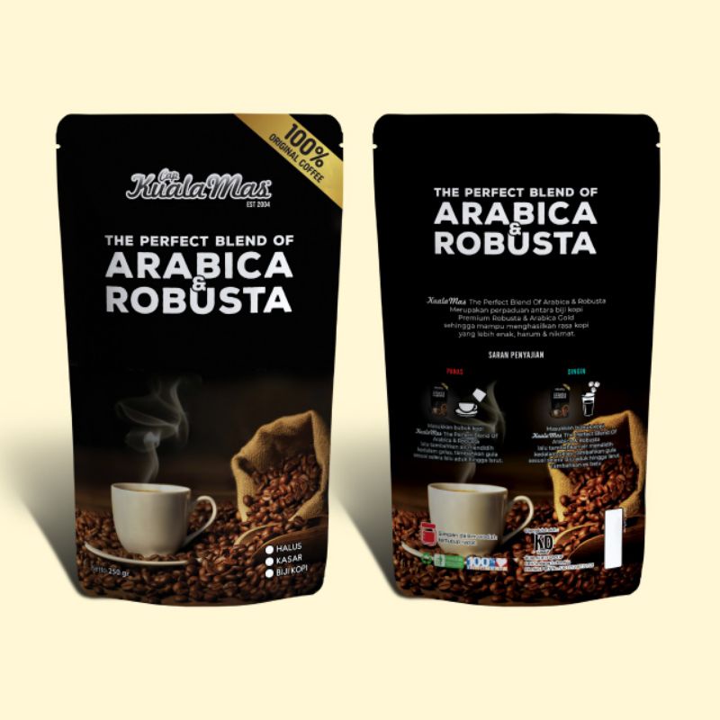 

kopi kuala mas arabica & robusta 250gr