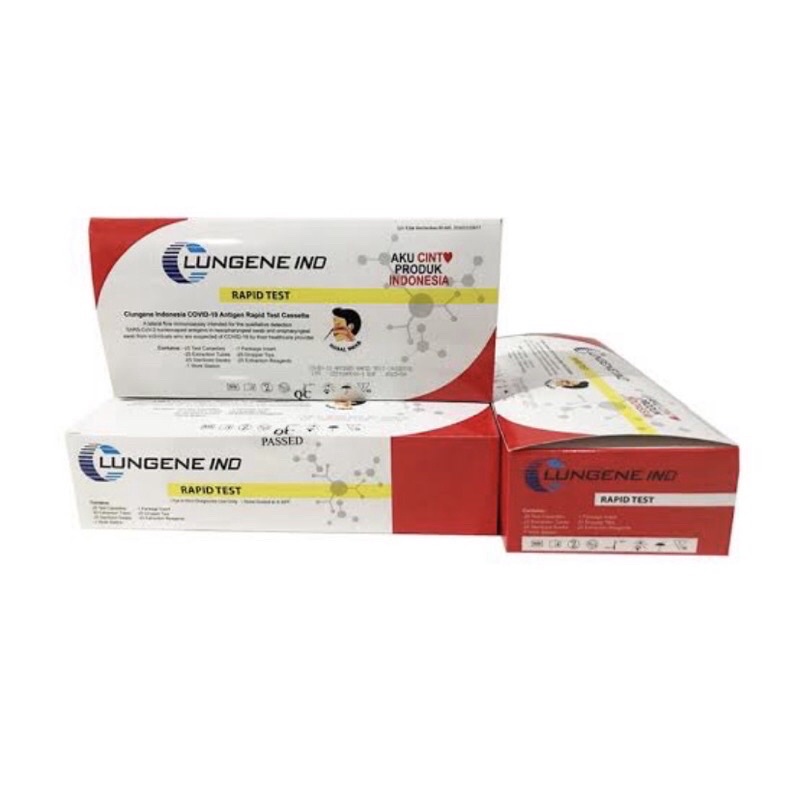 TERMURAH! Clungene Rapid Antigen Test Kit 25pcs